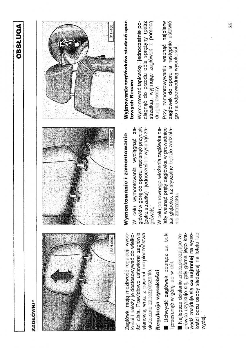 VW Polo III 3 instrukcja obslugi / page 36