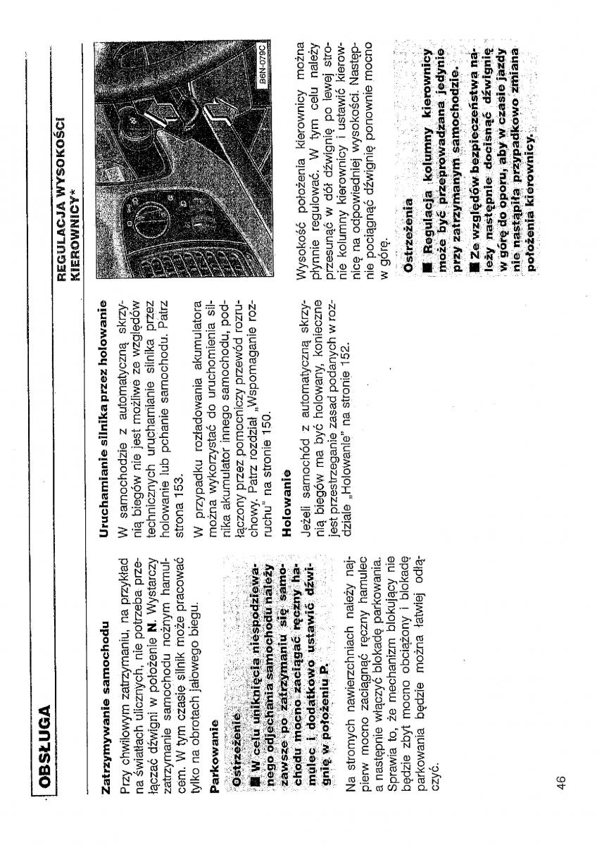 VW Polo III 3 instrukcja obslugi / page 47