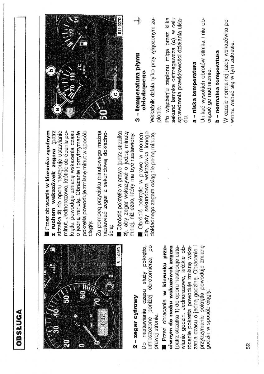 VW Polo III 3 instrukcja obslugi / page 53