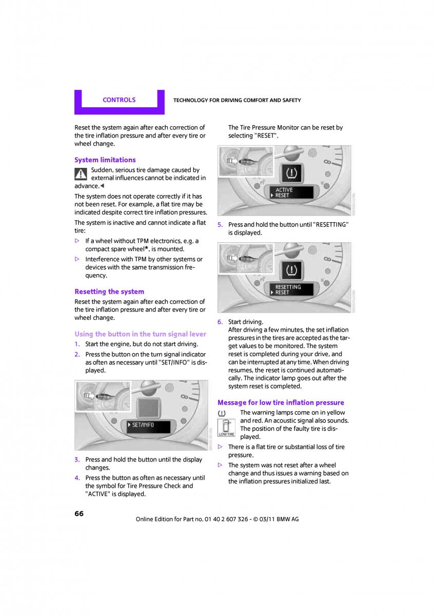 Mini Clubman owners manual / page 68