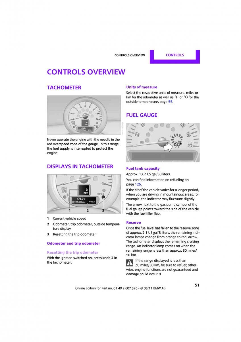 Mini Clubman owners manual / page 53