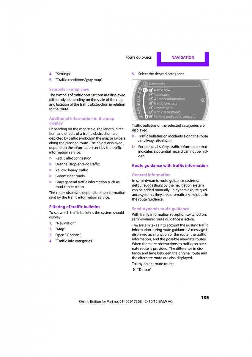 Mini Countryman owners manual / page 136