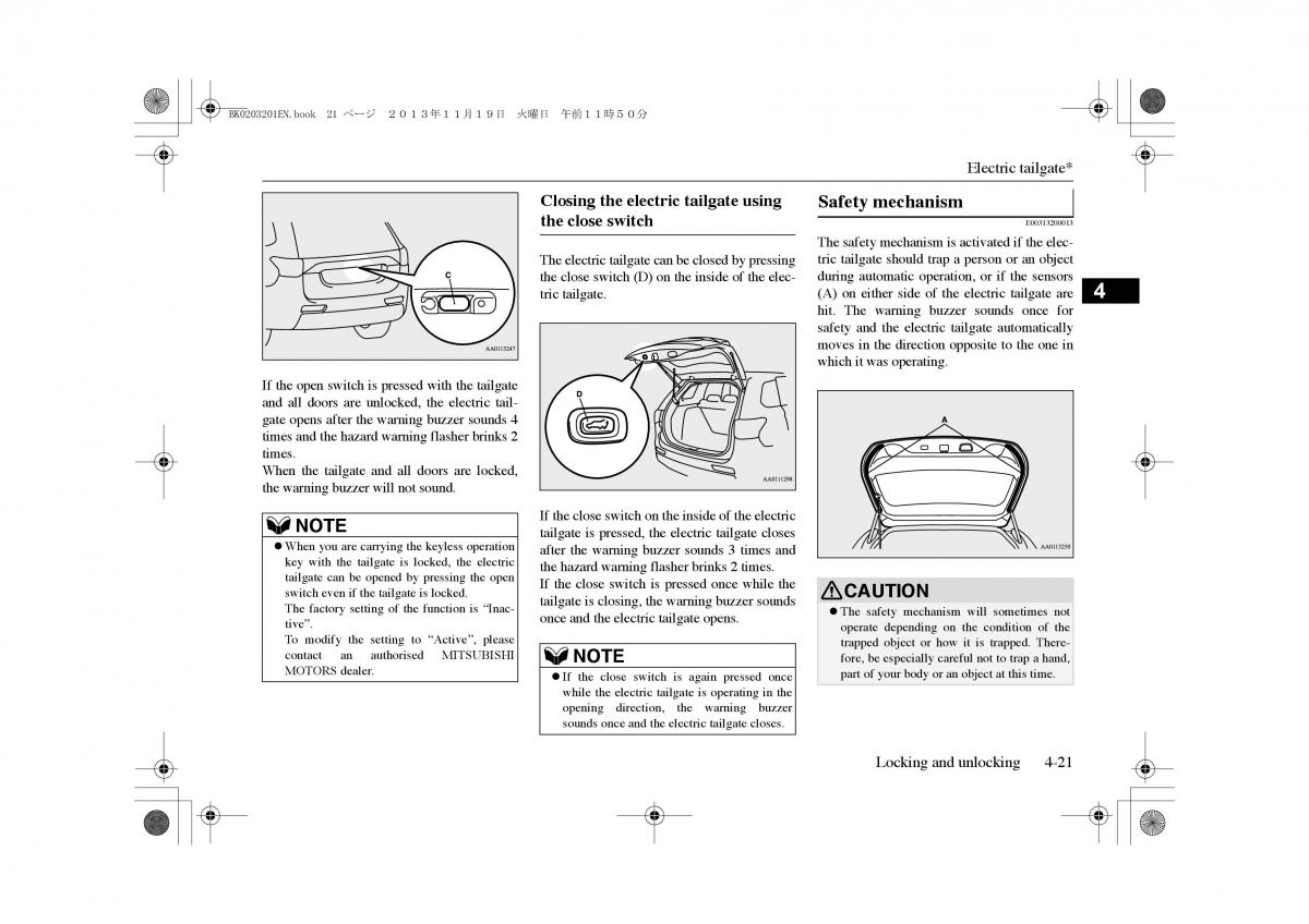 Mitsubishi Outlander PHEV III 3 owners manual / page 66