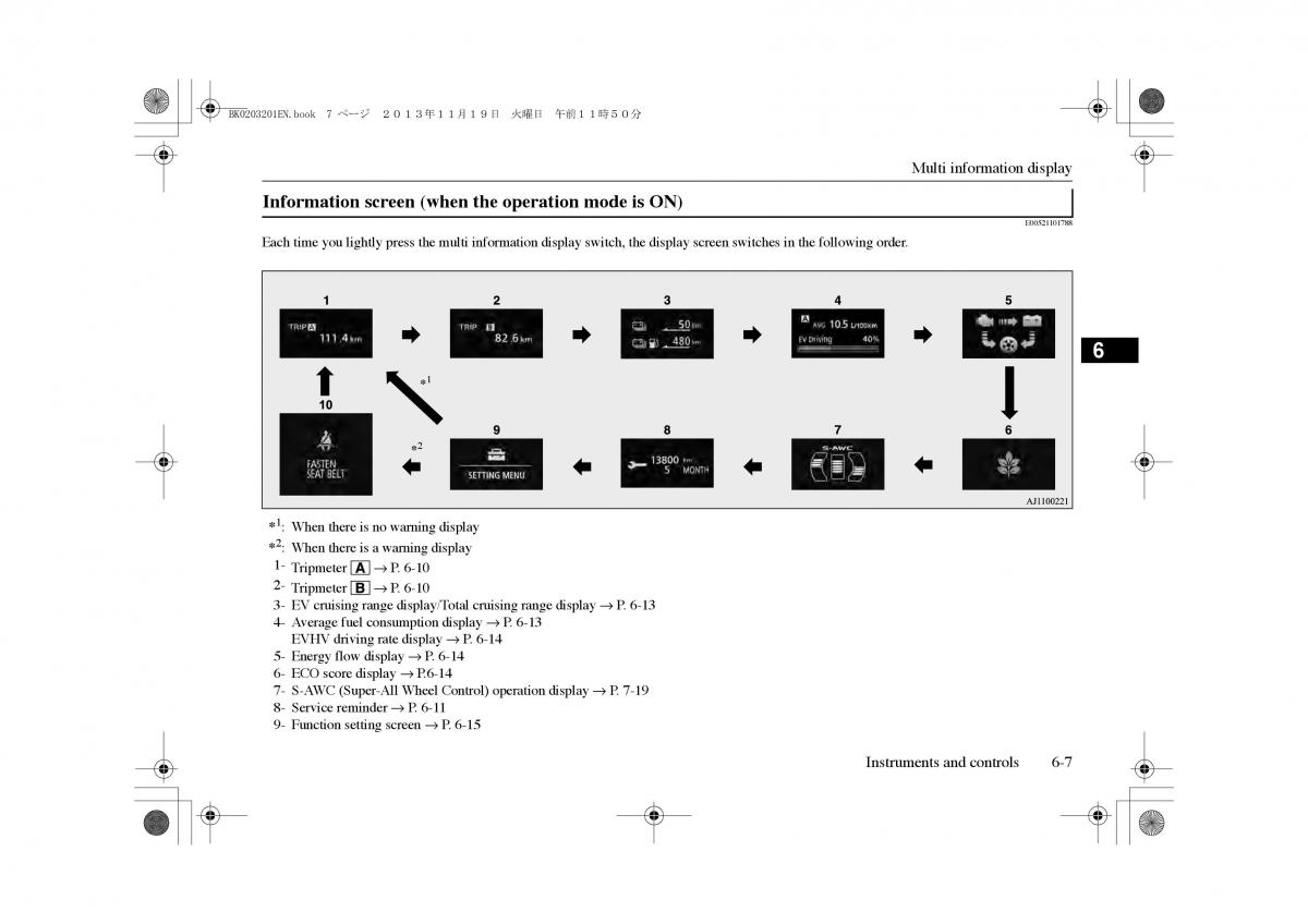 Mitsubishi Outlander PHEV III 3 owners manual / page 116