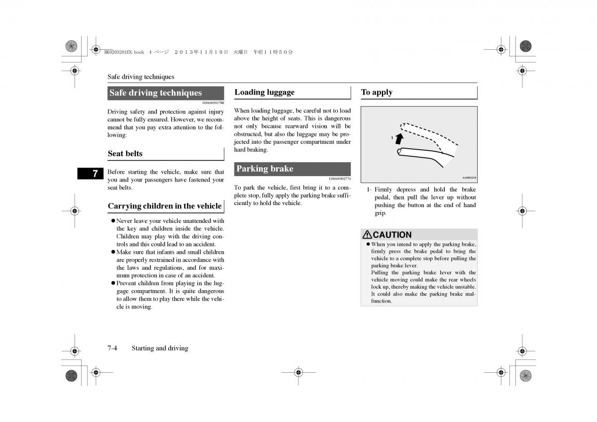 Mitsubishi Outlander PHEV III 3 owners manual / page 167