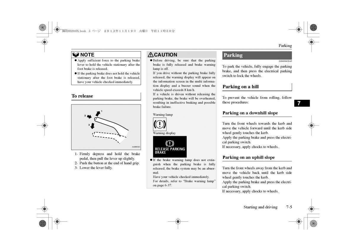 Mitsubishi Outlander PHEV III 3 owners manual / page 168