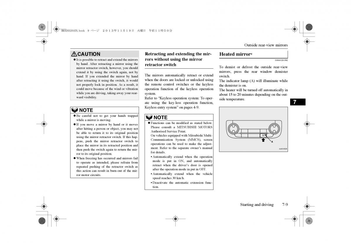 Mitsubishi Outlander PHEV III 3 owners manual / page 172