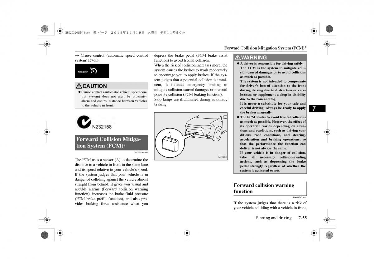 Mitsubishi Outlander PHEV III 3 owners manual / page 218