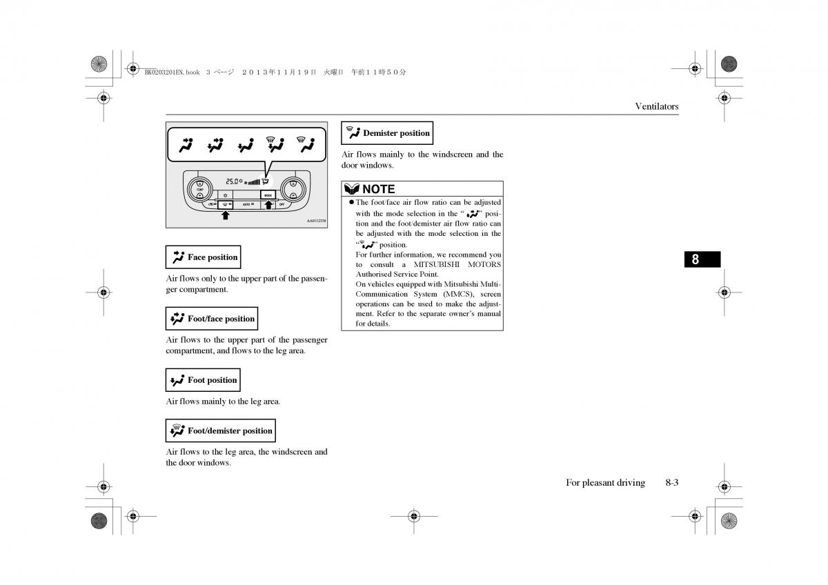 Mitsubishi Outlander PHEV III 3 owners manual / page 240