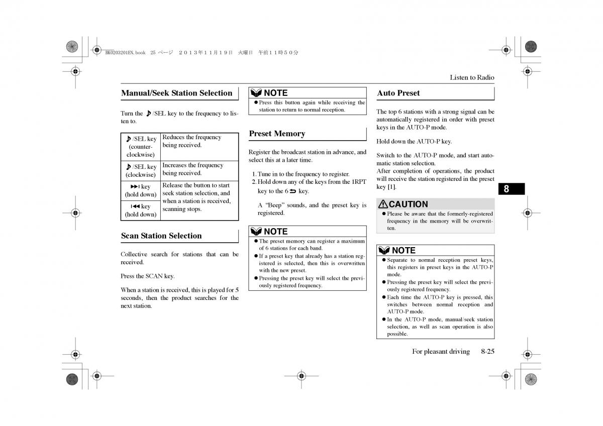 Mitsubishi Outlander PHEV III 3 owners manual / page 262