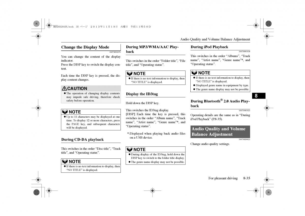 Mitsubishi Outlander PHEV III 3 owners manual / page 272