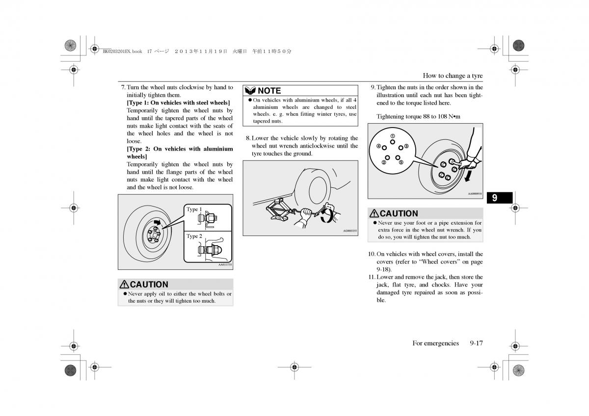 Mitsubishi Outlander PHEV III 3 owners manual / page 328