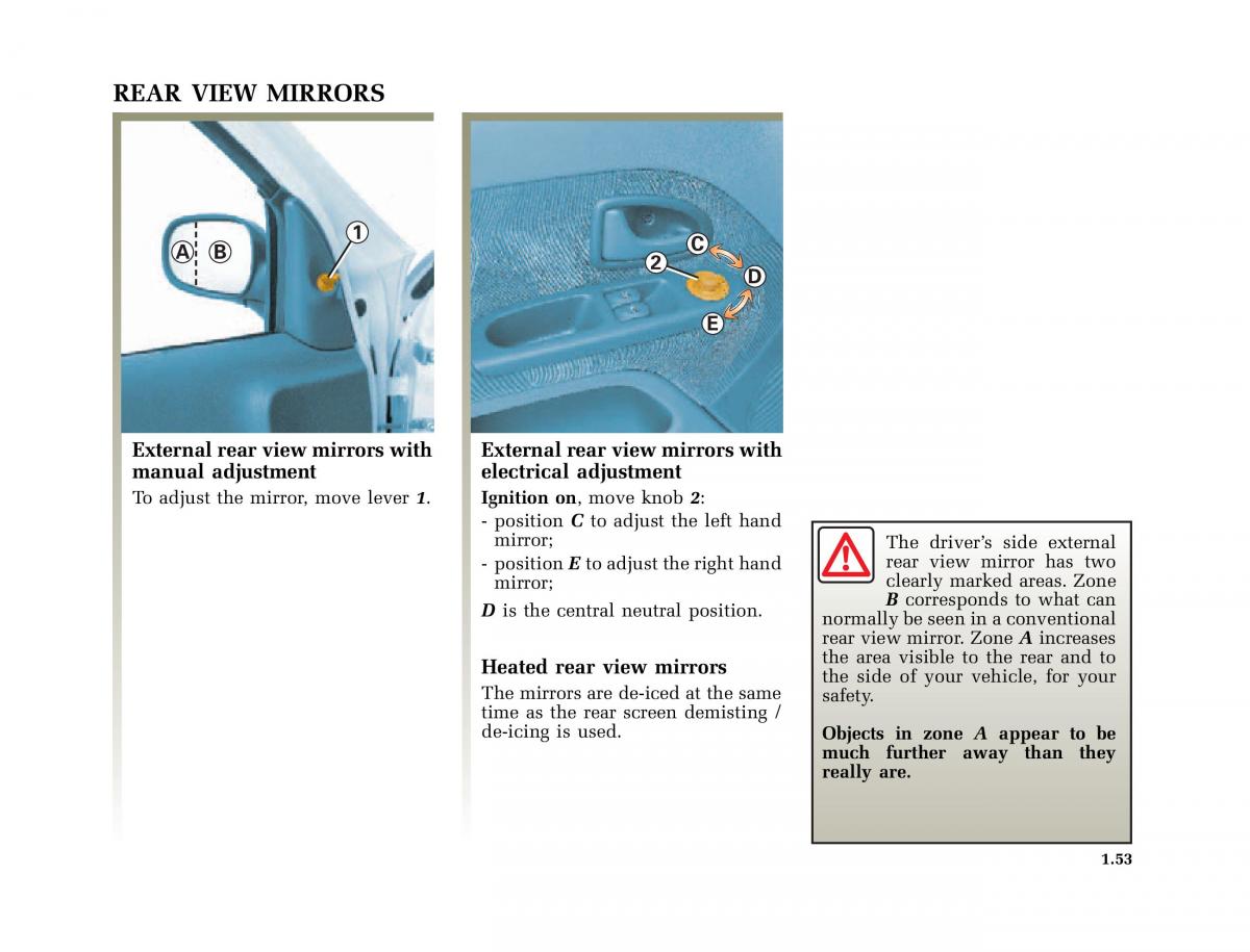 Renault Clio II 2 owners manual / page 61