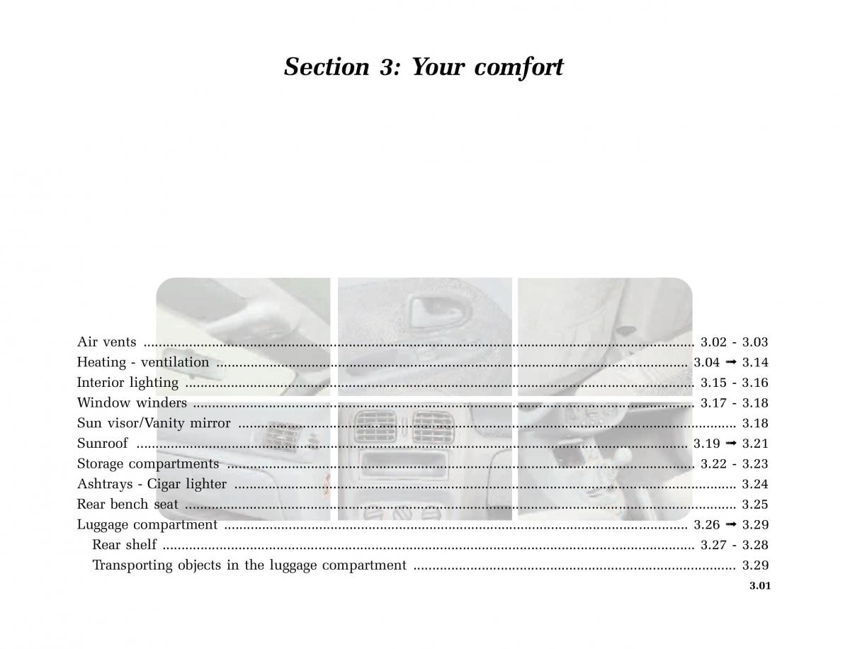 Renault Clio II 2 owners manual / page 87