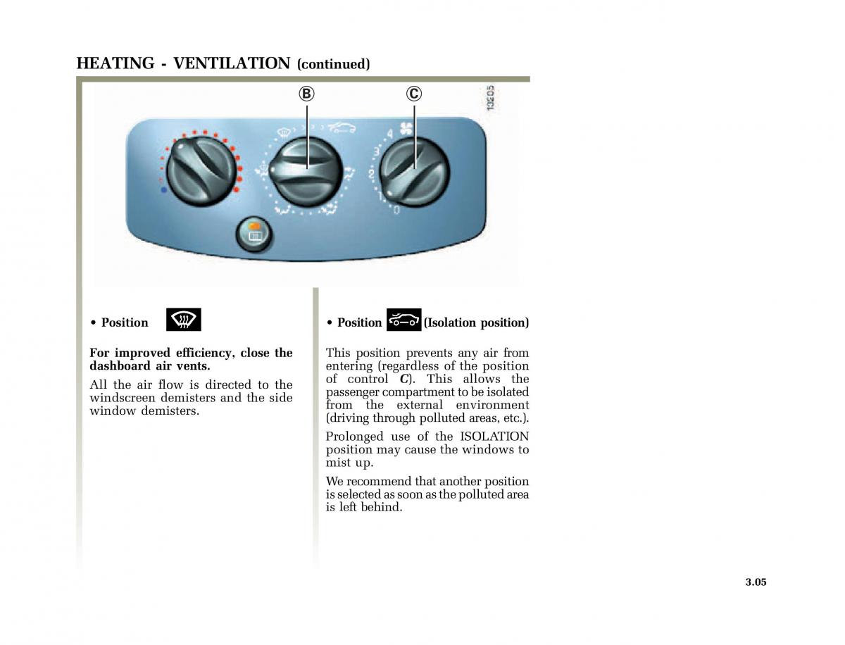 Renault Clio II 2 owners manual / page 91