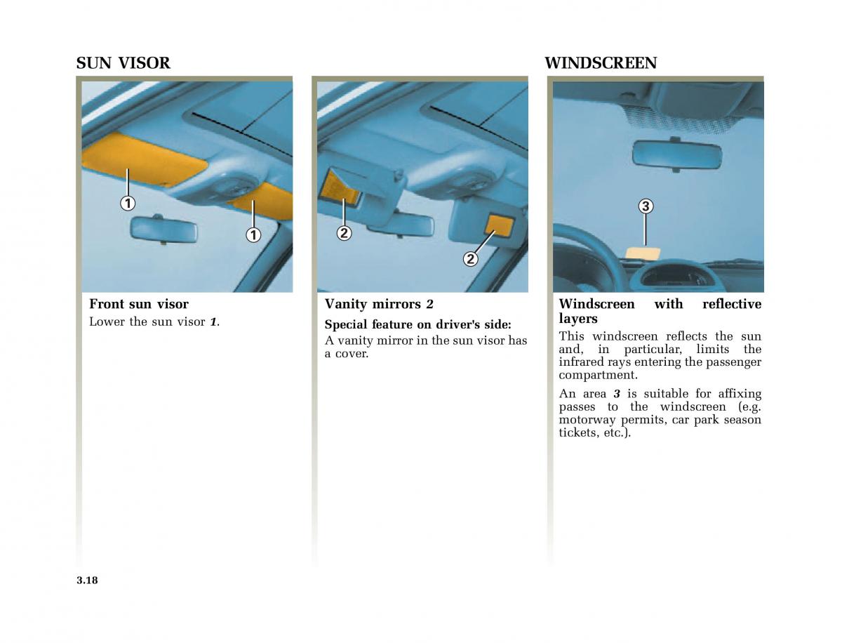 Renault Clio II 2 owners manual / page 104