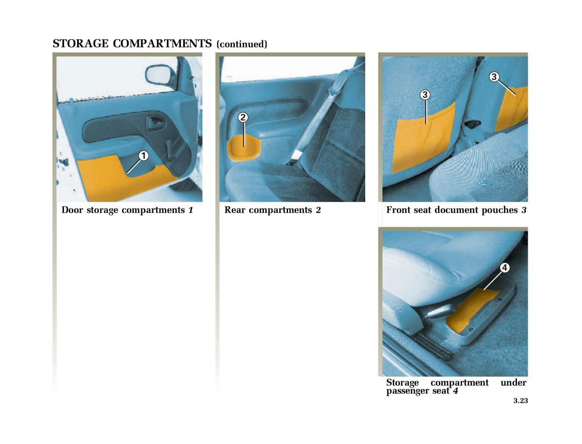 Renault Clio II 2 owners manual / page 109