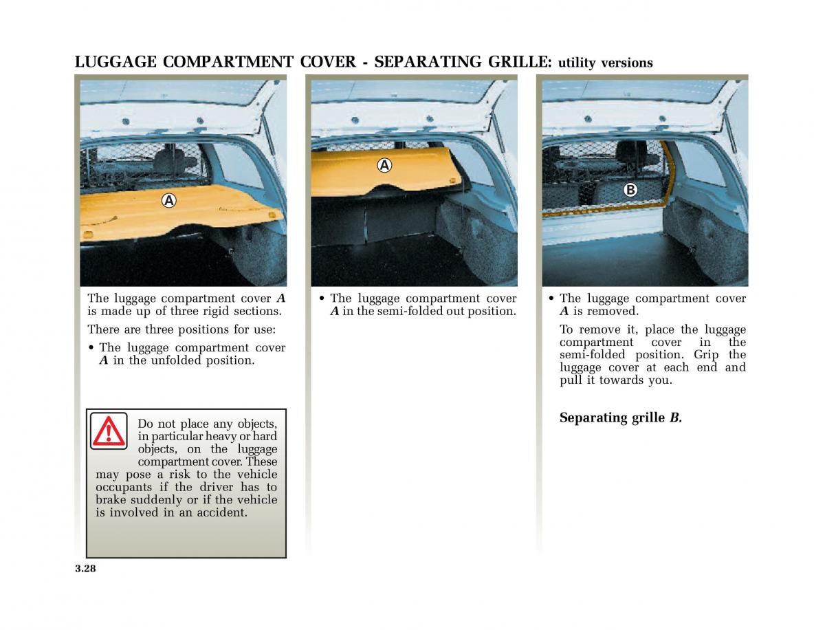 Renault Clio II 2 owners manual / page 114