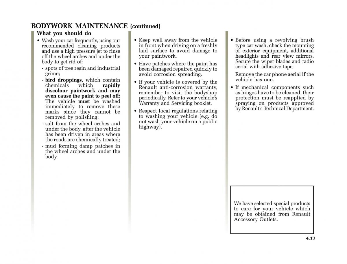 Renault Clio II 2 owners manual / page 129