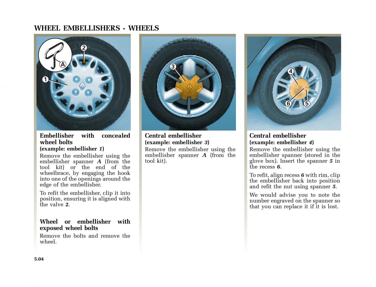 Renault Clio II 2 owners manual / page 134