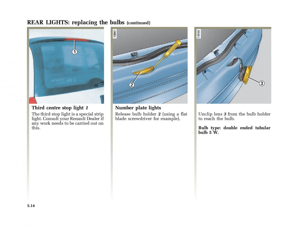 Renault Clio II 2 owners manual / page 144