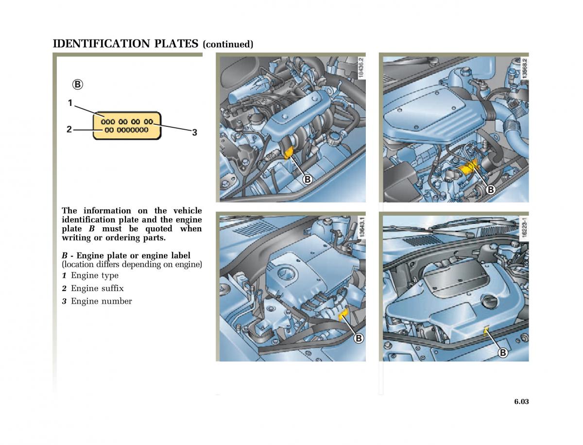 Renault Clio II 2 owners manual / page 167