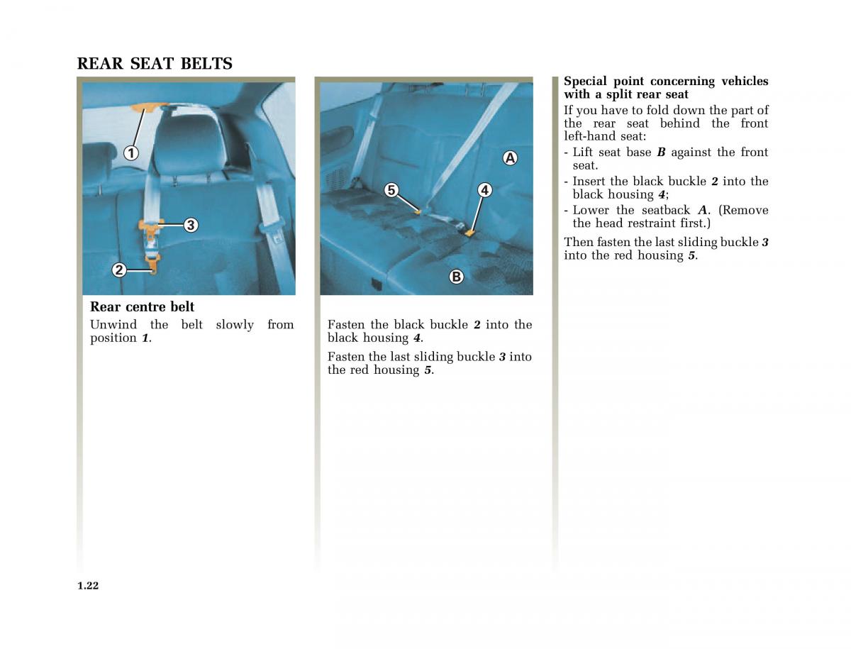 Renault Clio II 2 owners manual / page 30