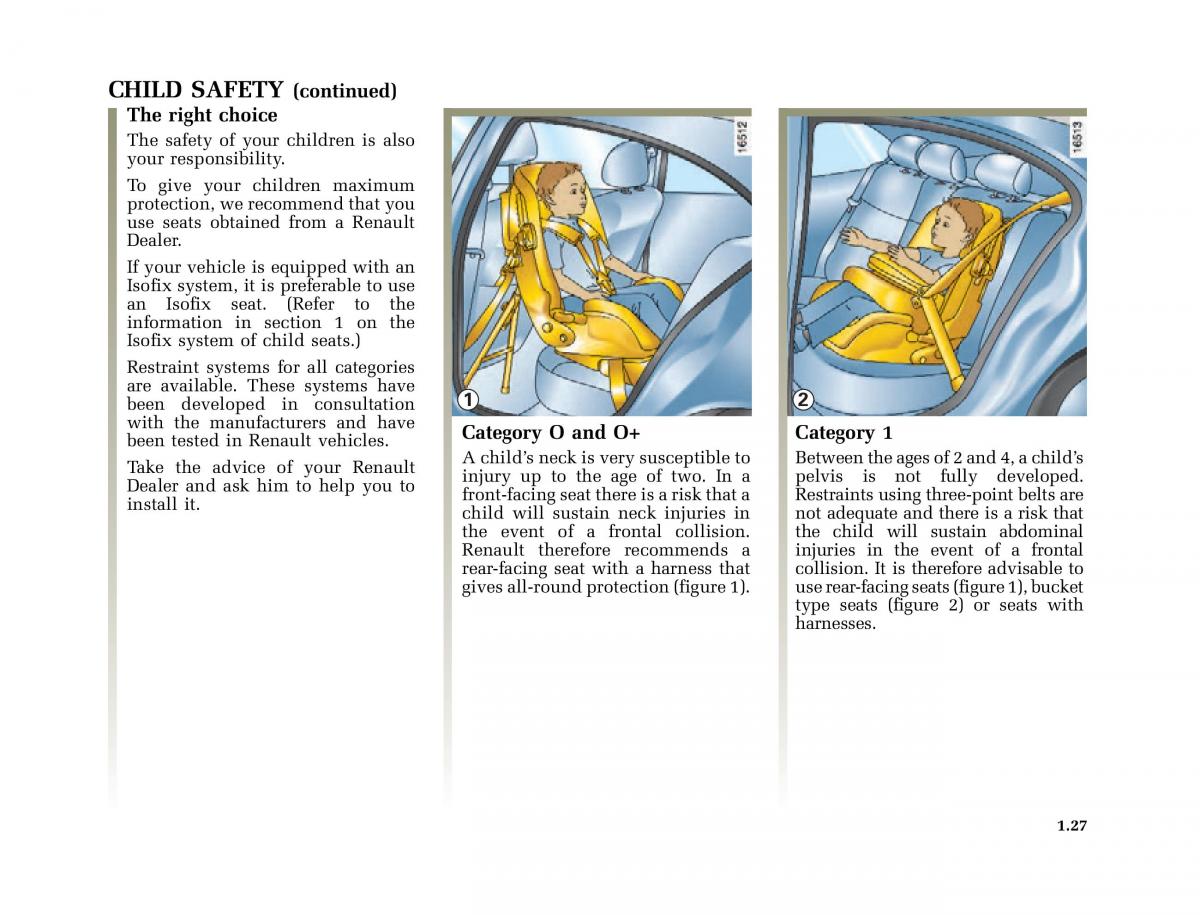 Renault Clio II 2 owners manual / page 35