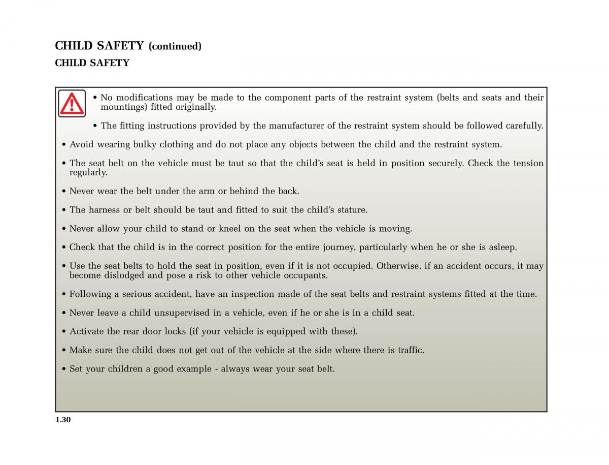 Renault Clio II 2 owners manual / page 38