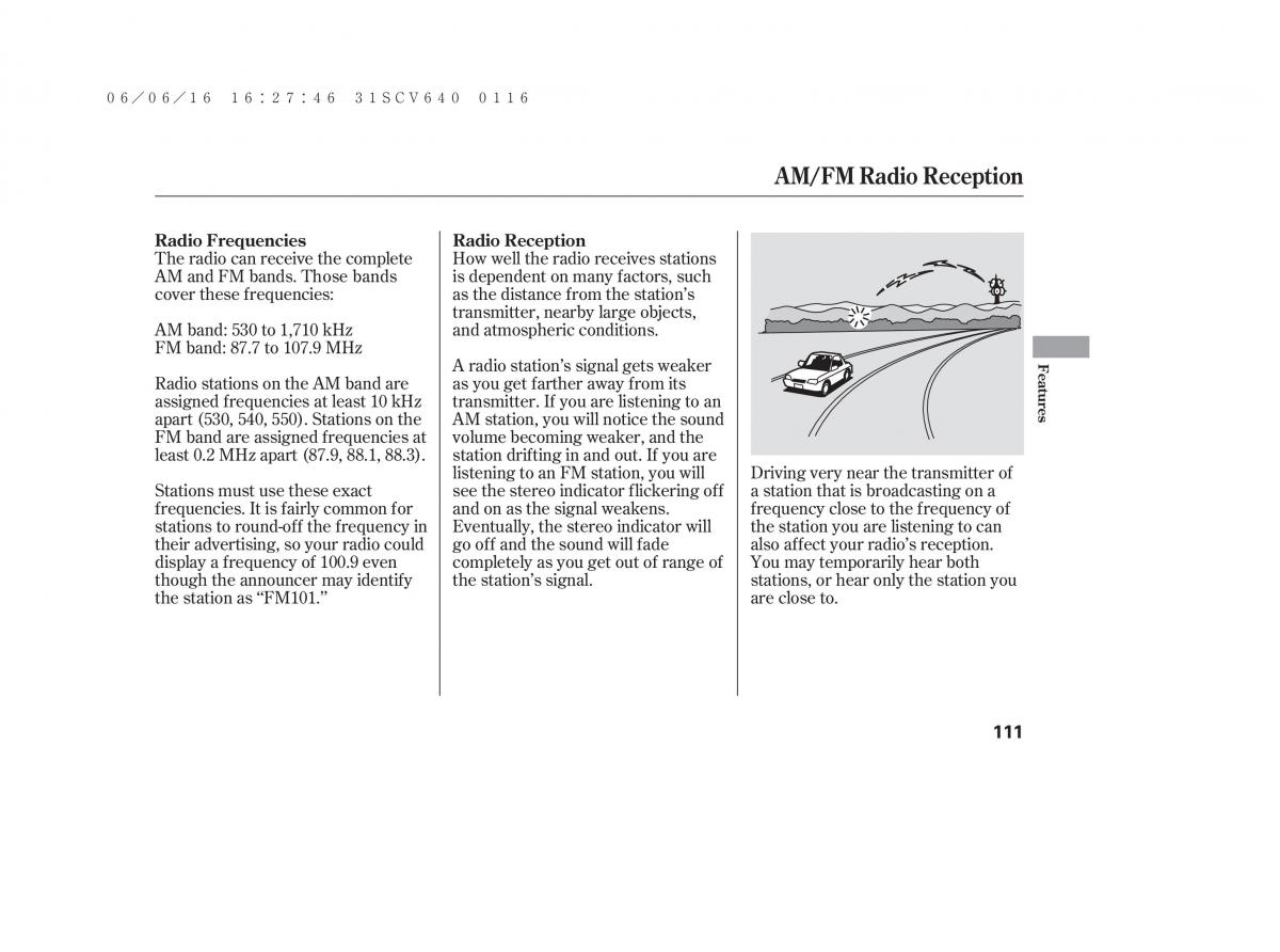 Honda Element owners manual / page 117