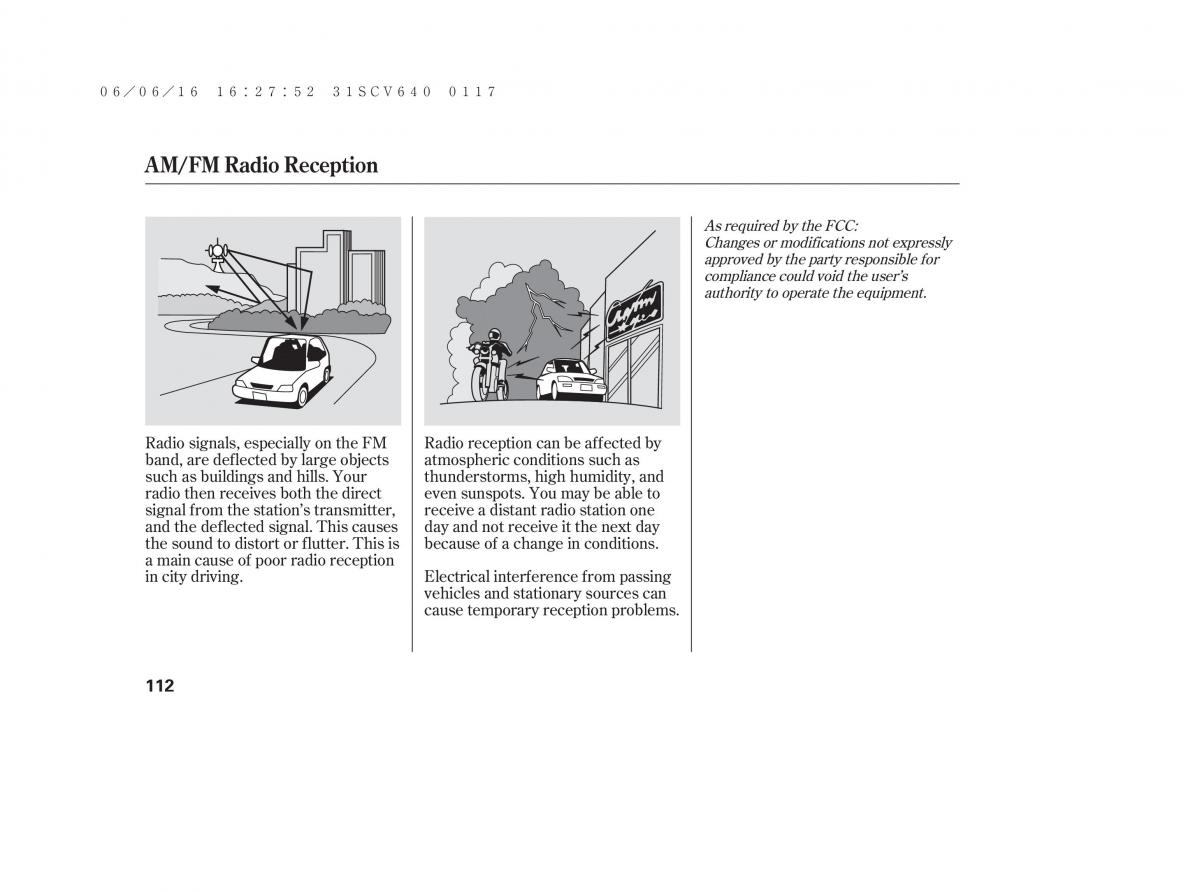 Honda Element owners manual / page 118