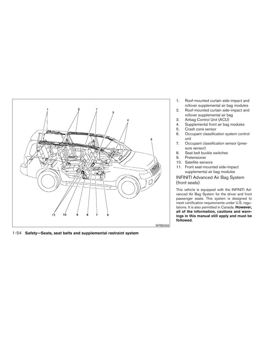 Infiniti QX56 QXII owners manual / page 70