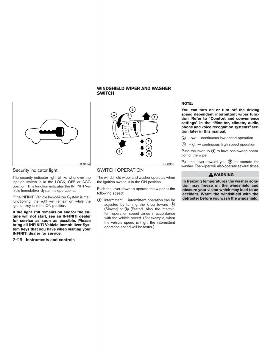 Infiniti QX56 QXII owners manual / page 108