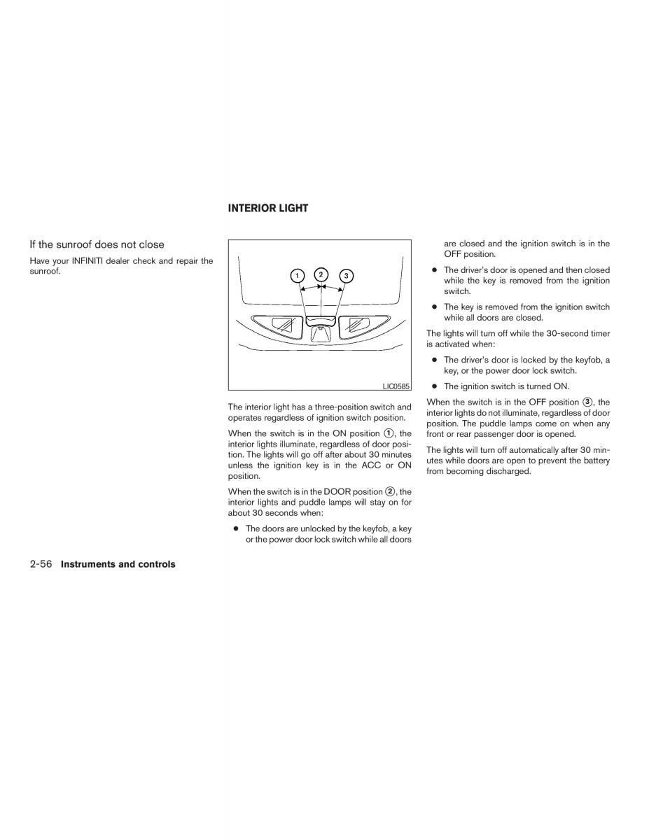 Infiniti QX56 QXII owners manual / page 138