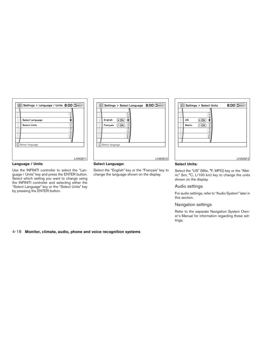 Infiniti QX56 QXII owners manual / page 192