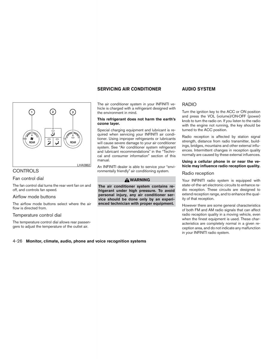 Infiniti QX56 QXII owners manual / page 200