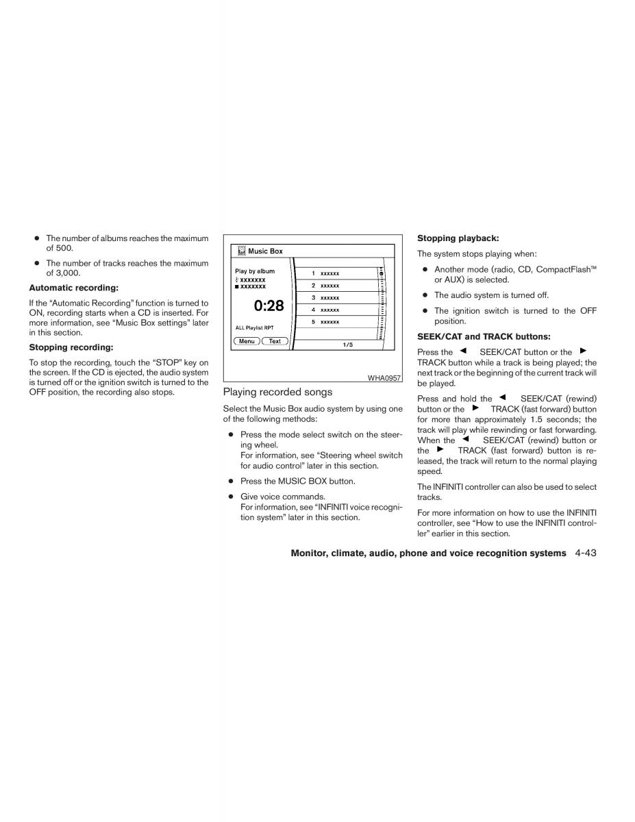 Infiniti QX56 QXII owners manual / page 217