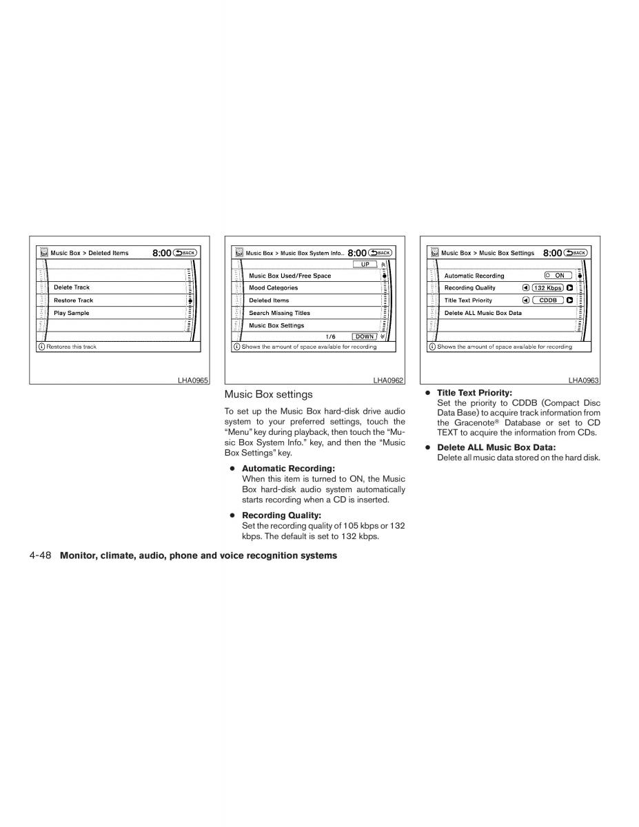 Infiniti QX56 QXII owners manual / page 222