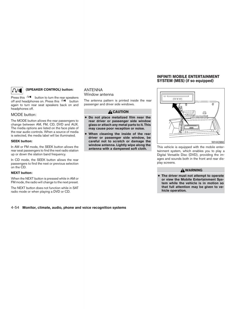 Infiniti QX56 QXII owners manual / page 228