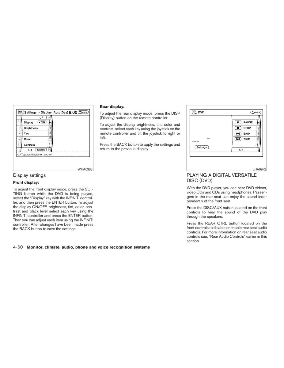 Infiniti QX56 QXII owners manual / page 234