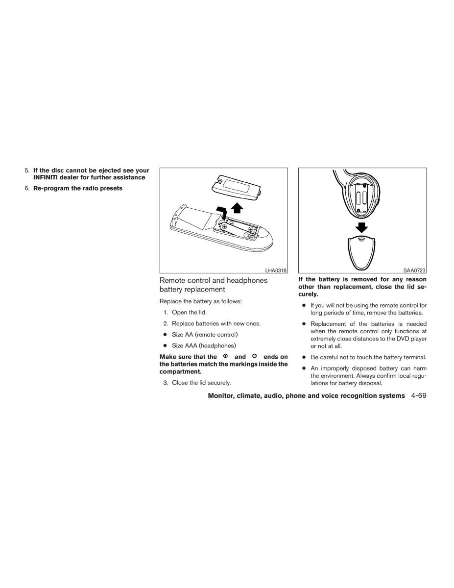 Infiniti QX56 QXII owners manual / page 243