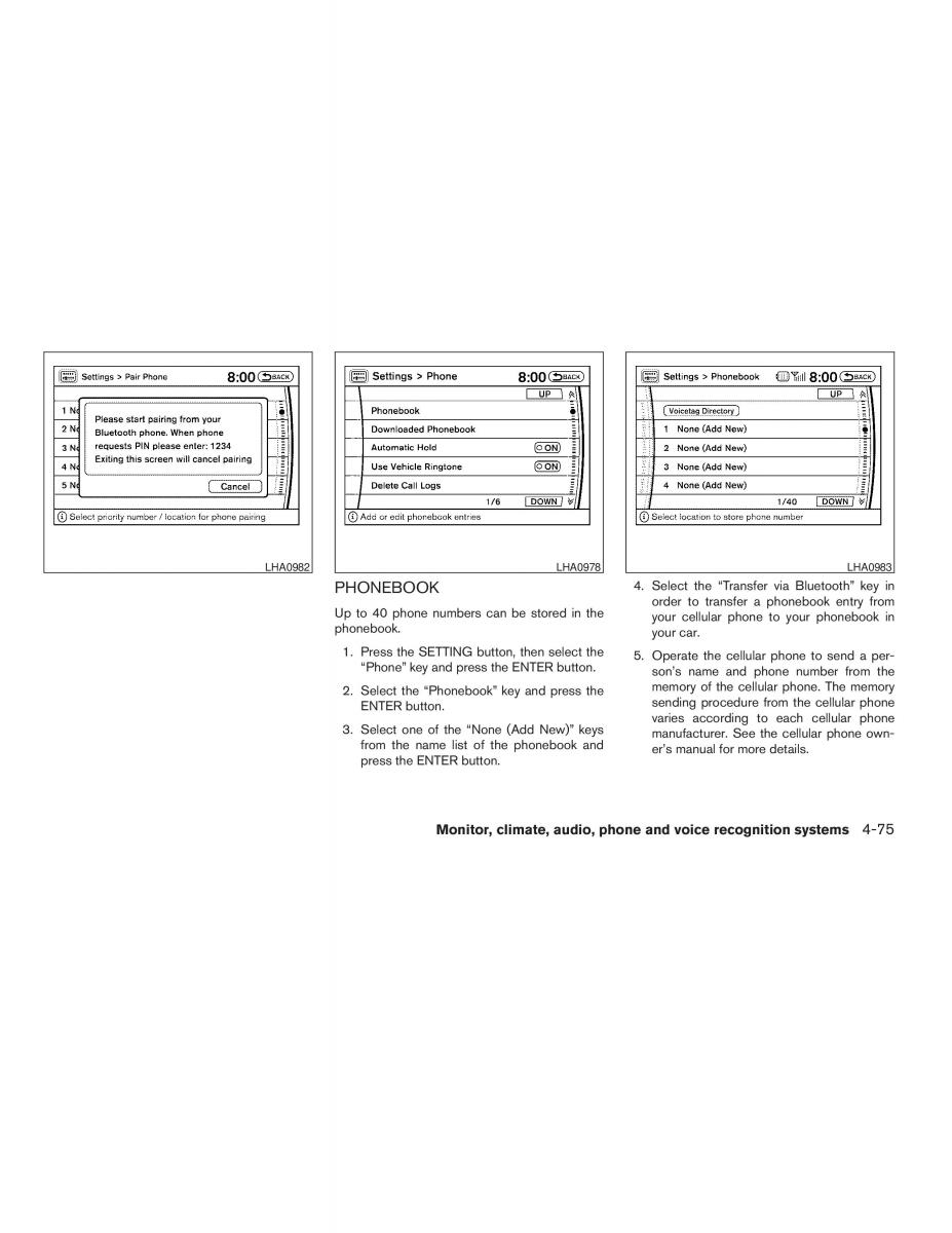 Infiniti QX56 QXII owners manual / page 249