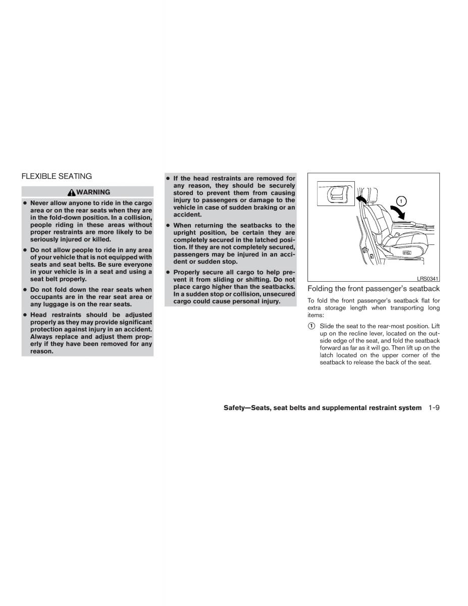 Infiniti QX56 QXII owners manual / page 25