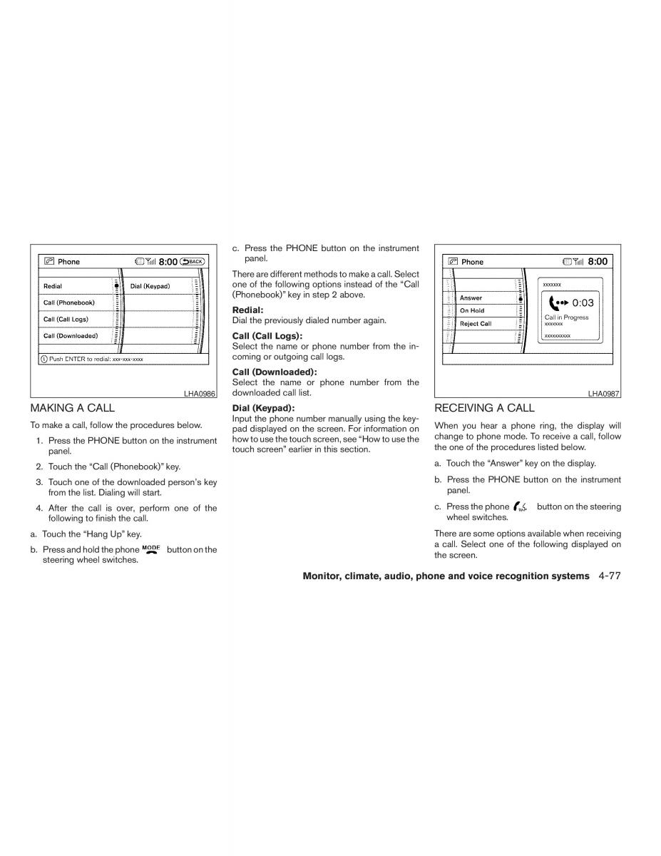 Infiniti QX56 QXII owners manual / page 251