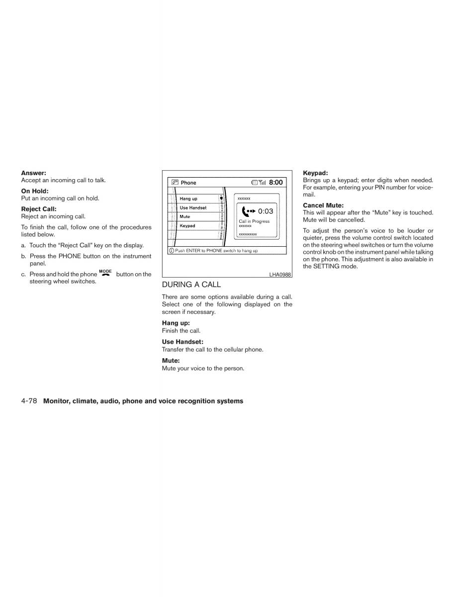 Infiniti QX56 QXII owners manual / page 252