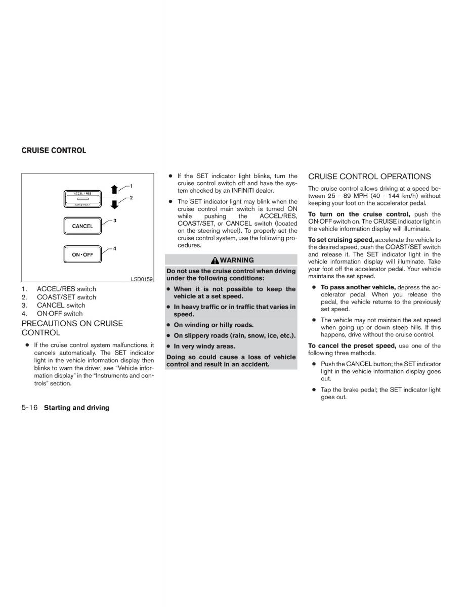 Infiniti QX56 QXII owners manual / page 290