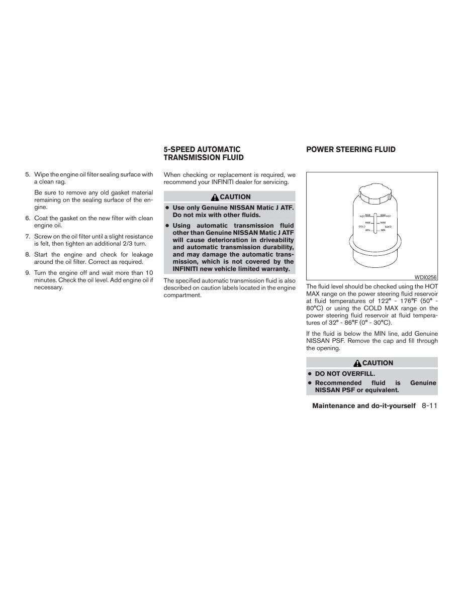 Infiniti QX56 QXII owners manual / page 359