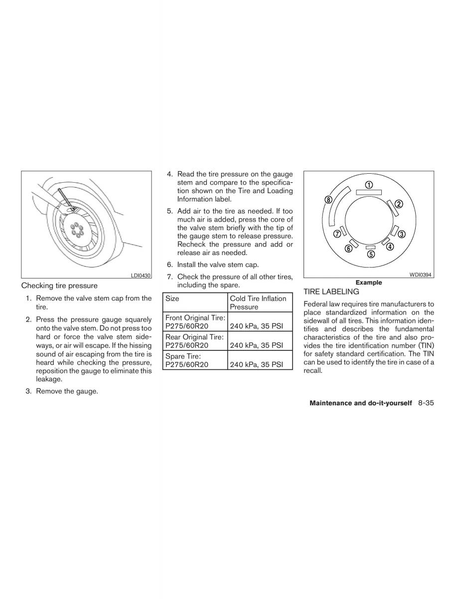 Infiniti QX56 QXII owners manual / page 383