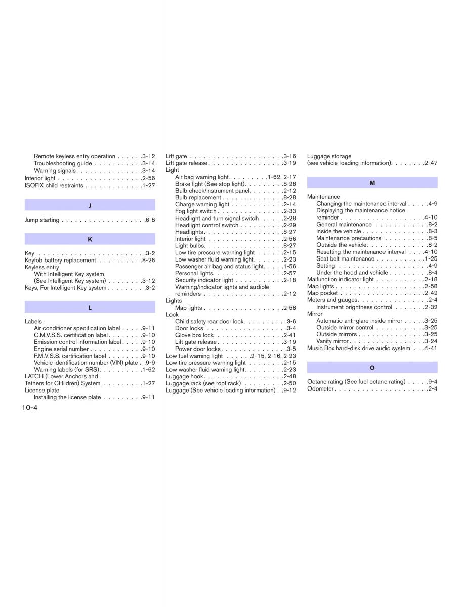 Infiniti QX56 QXII owners manual / page 428