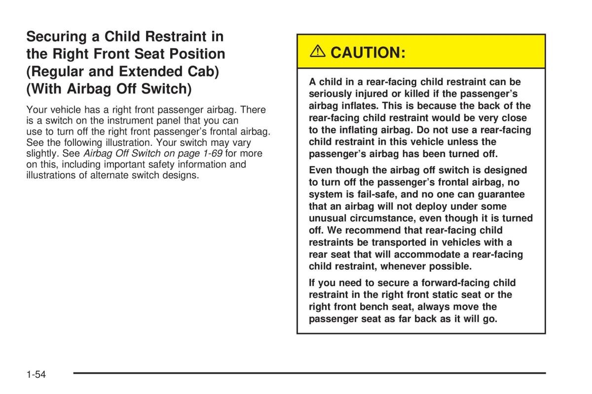 Chevrolet Silverado I 1 owners manuals / page 60